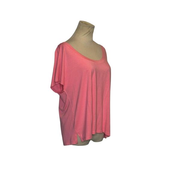 Yana K pink off the shoulder oversized top size small - Picture 7 of 8